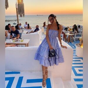 Koton Striped Midi Dress | Euro Summer